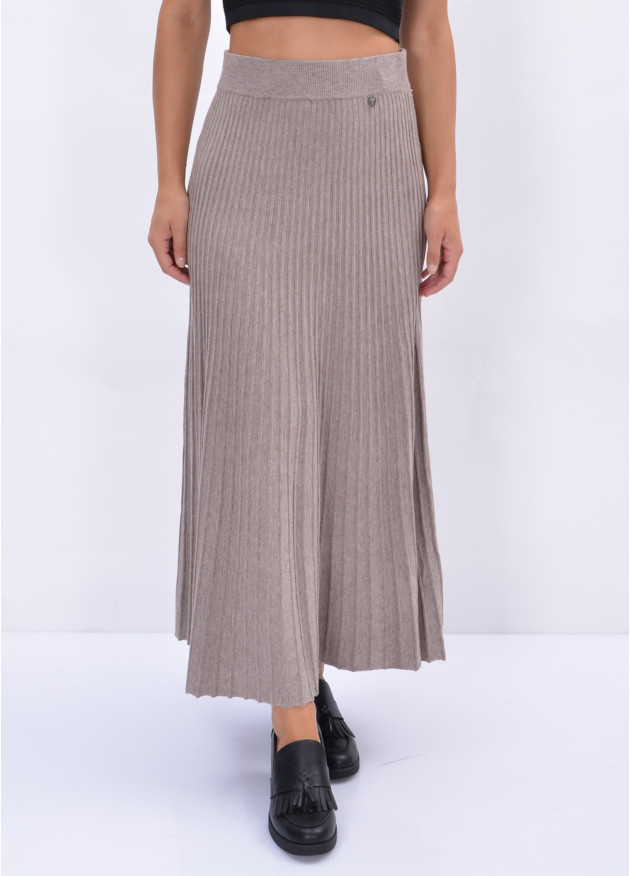 Gonna lunga in maglia
